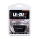 Etymotic ER•20XS High-Fidelity Earplugs Clear Stem Clear Tip