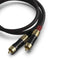 FiiO LR-RCA2 Dual RCA Coaxial Cable Black