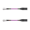 Frey 2 Speciality 4 Pin DIN To XLR (M) Cable Set (Pair) Purple