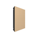 Vicoustic Super Bass Extreme Ultra VMT Absorbers Black Matte Beige Face