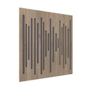 Vicoustic Wavewood Ultra Lite Diffusion Panels Brown Oak